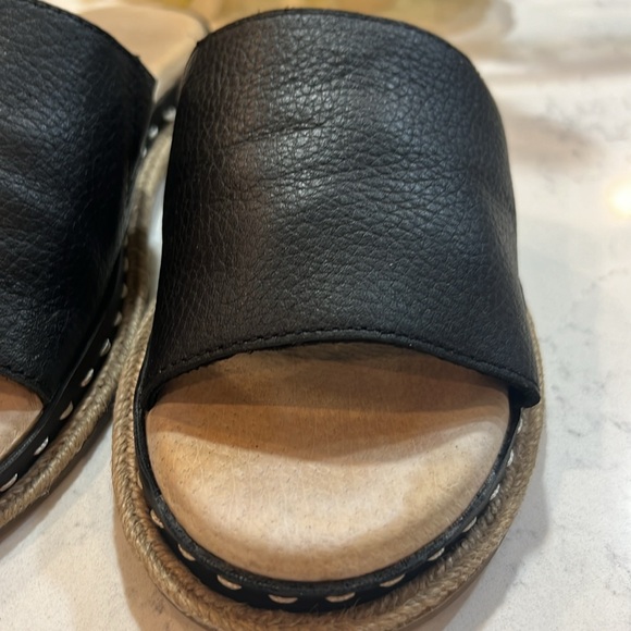 Splendid Leather Calipso Studded Slide Sandals Size 6 - Picture 7 of 14